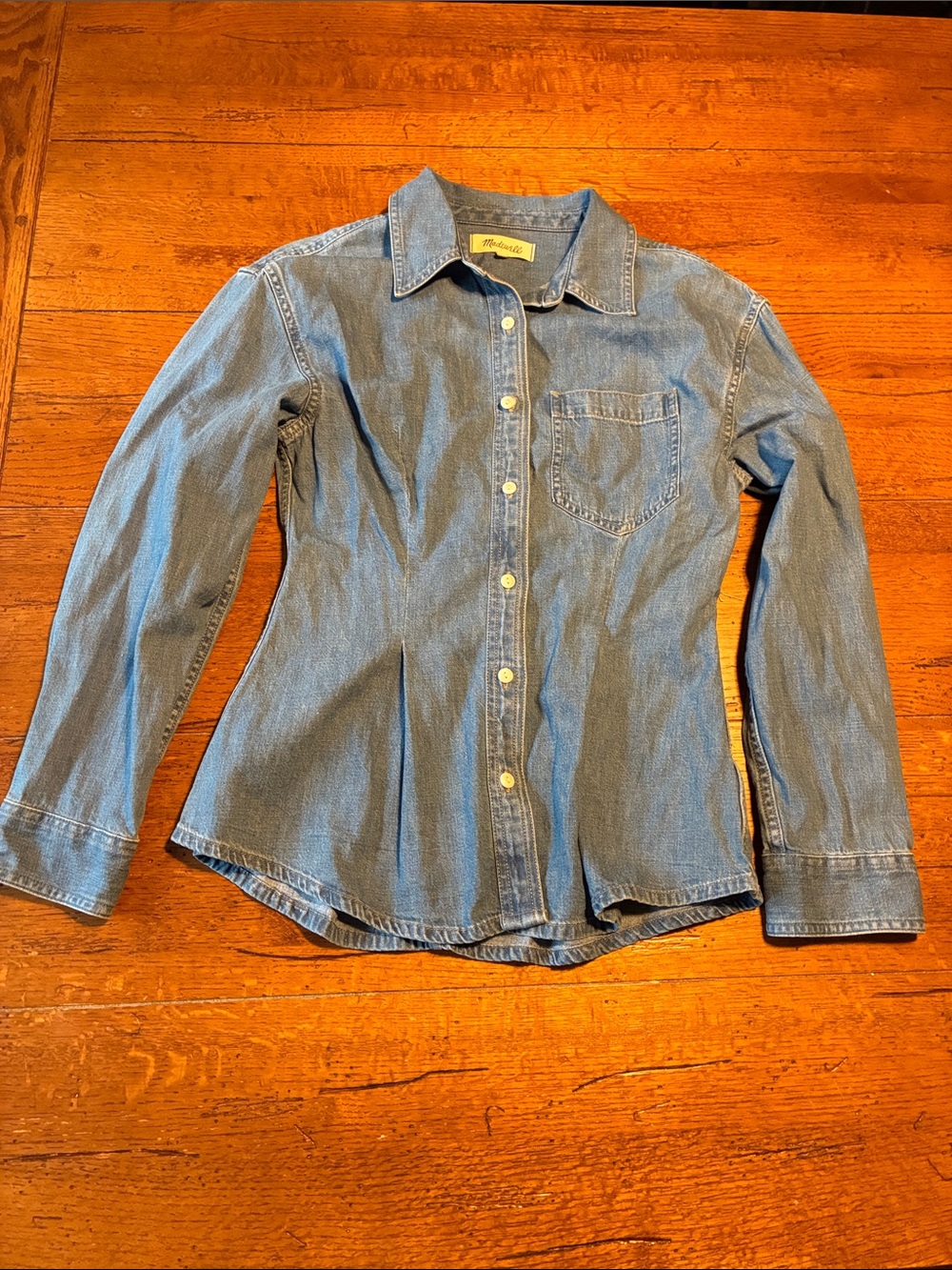 Madewell denim Button-Up Shirt - Light Blue XS